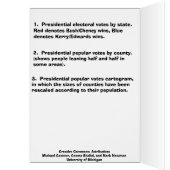 Democratic Vote Maps Cards (Inside (Left))