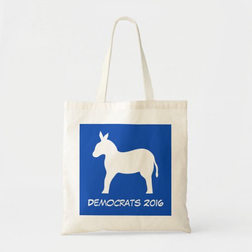 Democrats 2016 Election Donkey Blue Tote