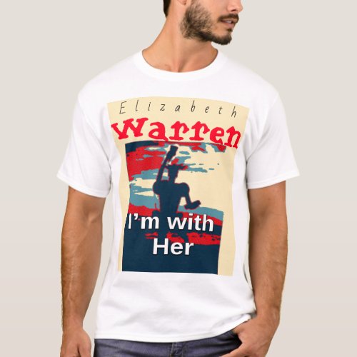 Democrats 2024 I am with her Vote for USA T_Shirt