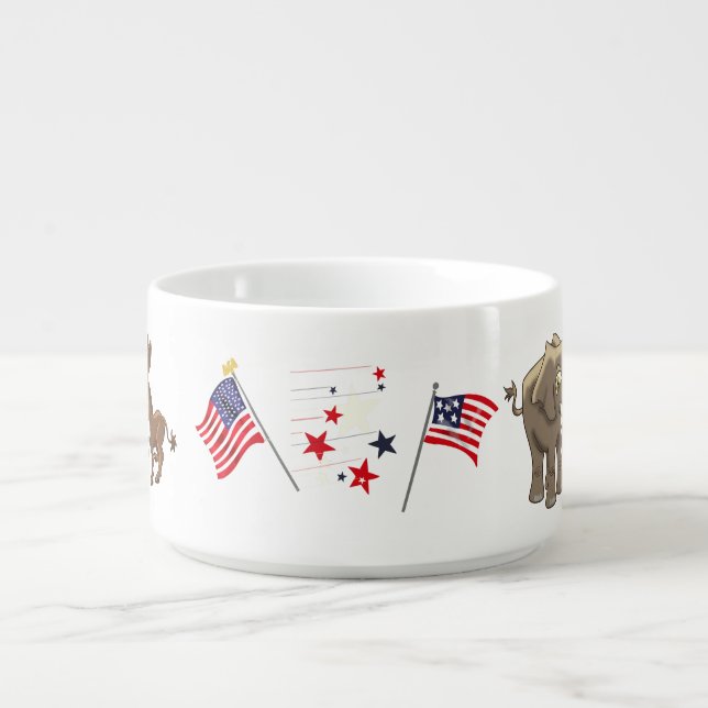 Democrats and Republicans Bowl (Center)