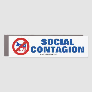Democrats Are Social Contagion Car Magnet