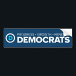 Democrats Bumper Sticker<br><div class="desc">Democrats Bumper Sticker by DemocratSpark</div>