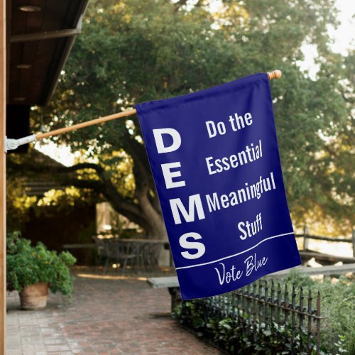 Democrats Do the Essential Meaningful Stuff House Flag