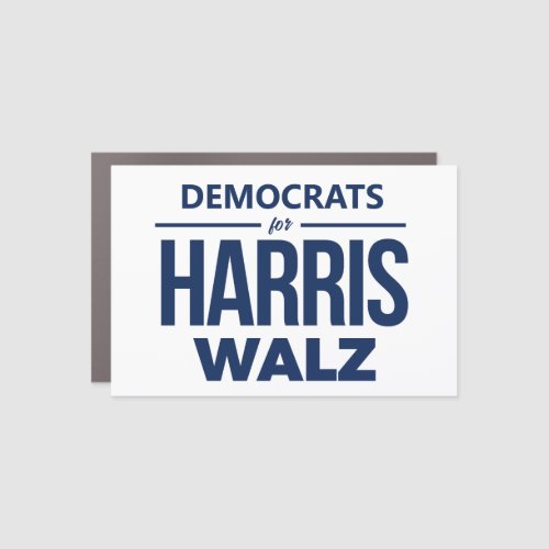 Democrats for Harris Walz Car Magnet