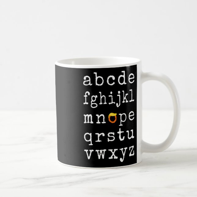 Democrats Funny Wig Trump Elections Anti-trump  Coffee Mug (Right)