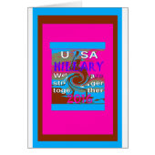 Democrats Hillary For USA President We are Stronge (Front)