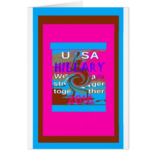 Democrats Hillary For USA President We are Stronge (Front)