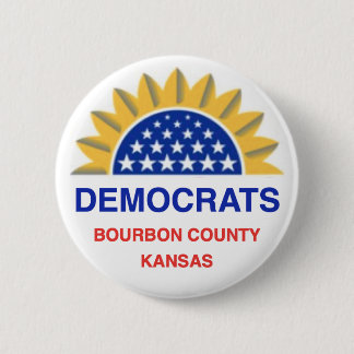 Democrats of Bourbon County, Kansas button