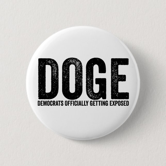 Democrats Officially Getting Exposed Button (Front)
