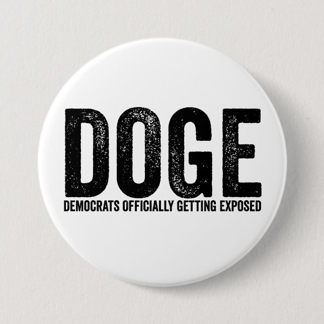 Democrats Officially Getting Exposed Button (Front)