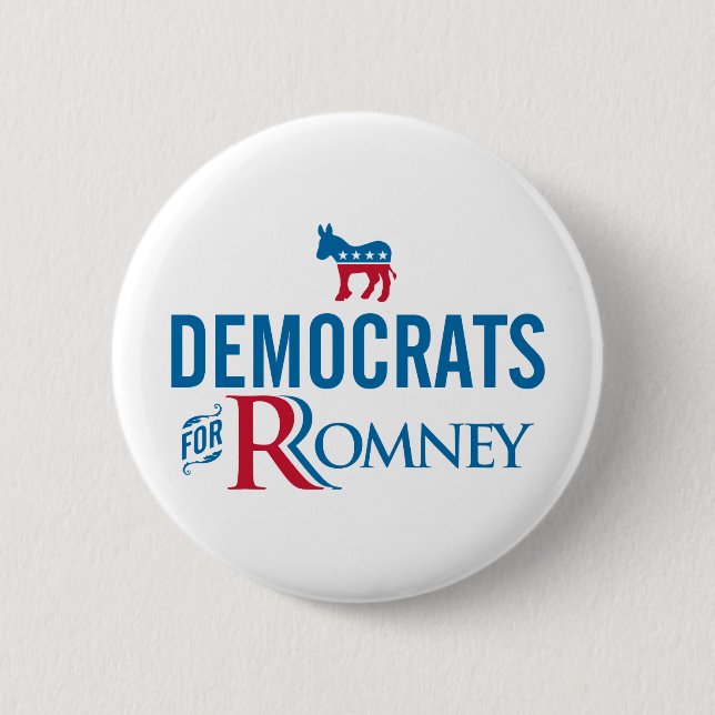 Democrats Pinback Button (Front)