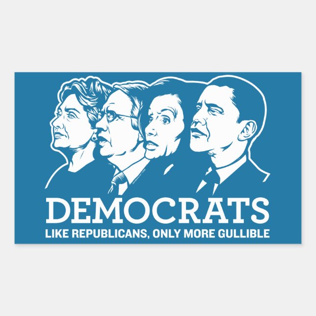 Democrats Sticker (Front)