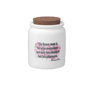Democritus Candy Jar