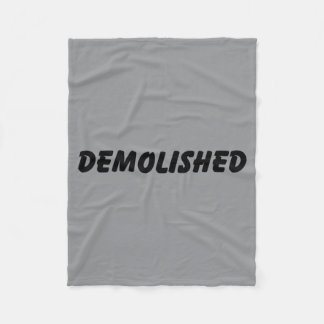 Demolished Sad Dumped For Ending Of Couple Fleece Blanket