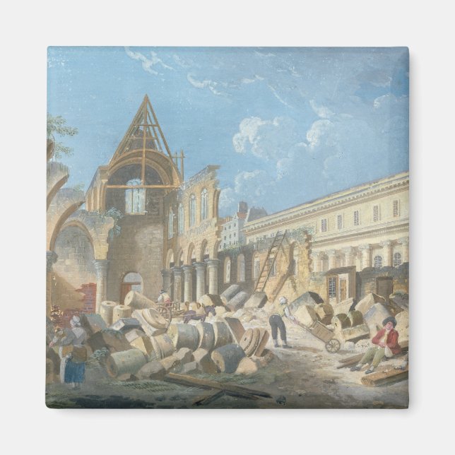Demolition of the Couvent des Cordeliers, c.1802 Magnet (Front)
