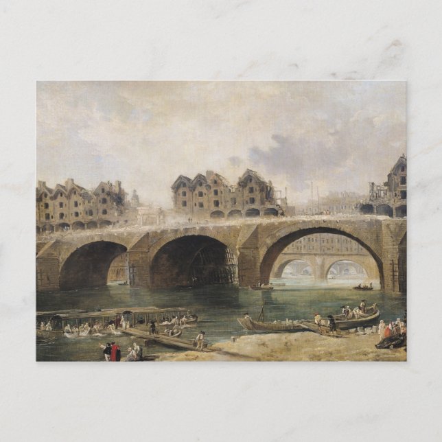 Demolition of the Houses Postcard (Front)