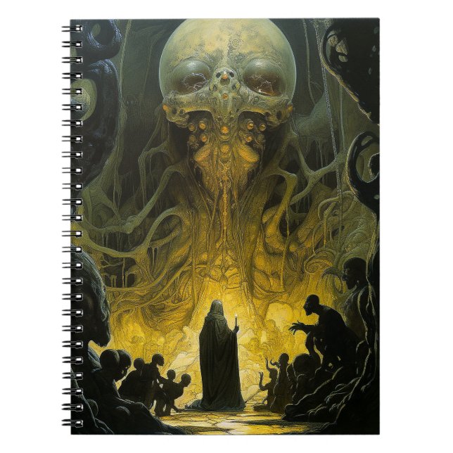 Demon Alien Underworld Creature Notebook (Front)