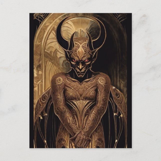 Demon Art Postcard (Front)