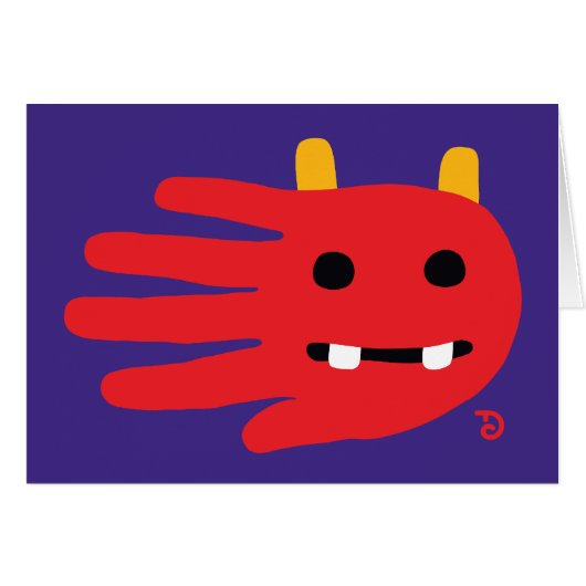 Demon card (Front Horizontal)