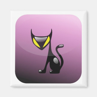 Demon Cat App Magnet