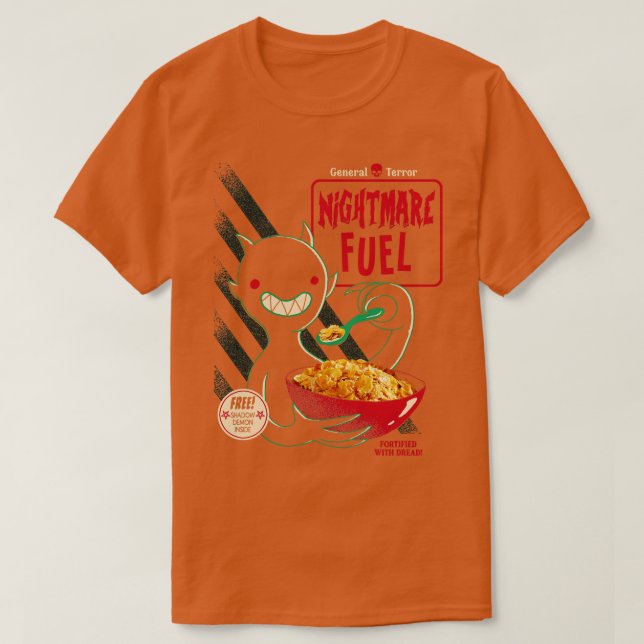 Demon Cereal Nightmare Fuel T-Shirt (Design Front)
