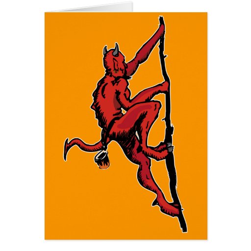 Demon Climber Card | Zazzle