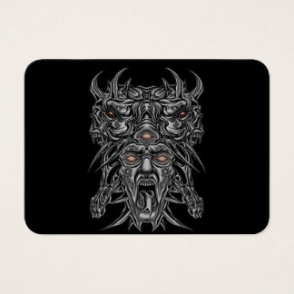 “Demon Face Aesthetic Mask Design”