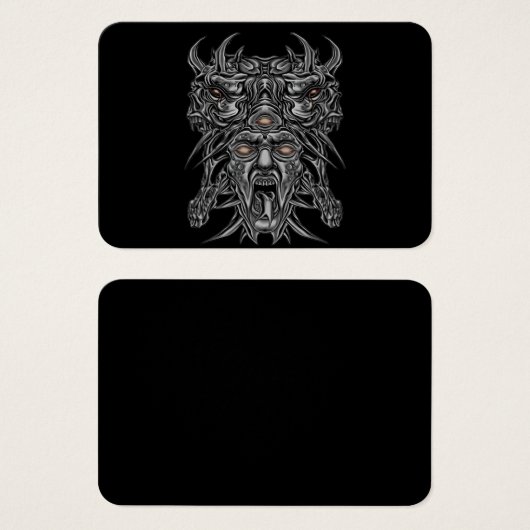 “Demon Face Aesthetic Mask Design” (Front & Back)