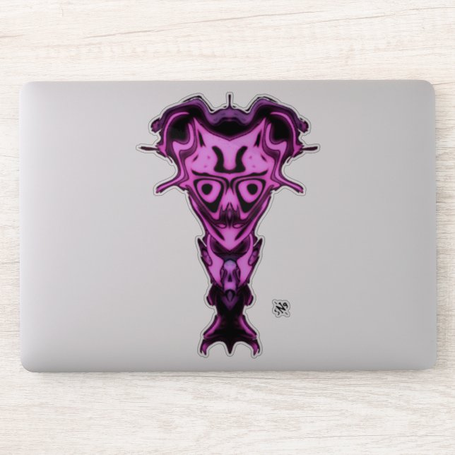 Demon from the Underworld's bust v0.1 Sticker (Computer)