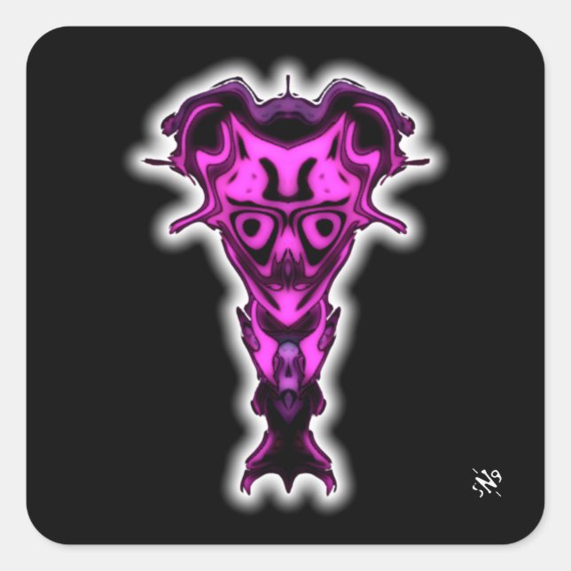 Demon from the Underworld's bust v0.2 Square Sticker (Front)