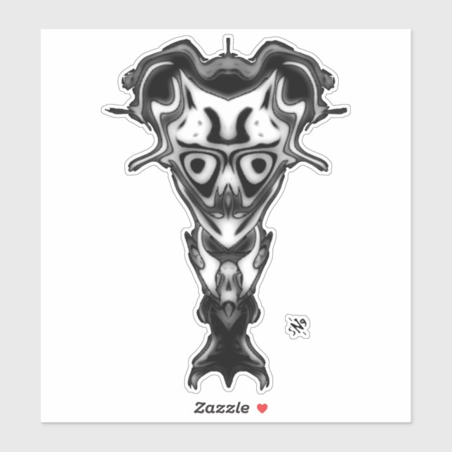 Demon from the Underworld's bust v0.3 Sticker (Sheet)