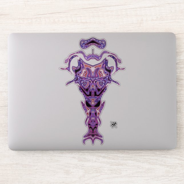 Demon from the Underworld's bust v1.1 Sticker (Computer)