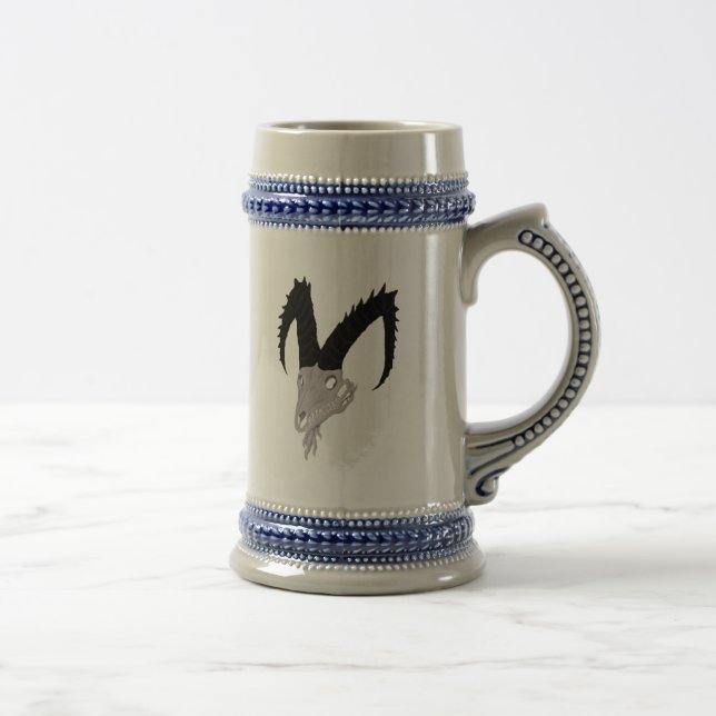 Demon Goat Skull Mug (Right)