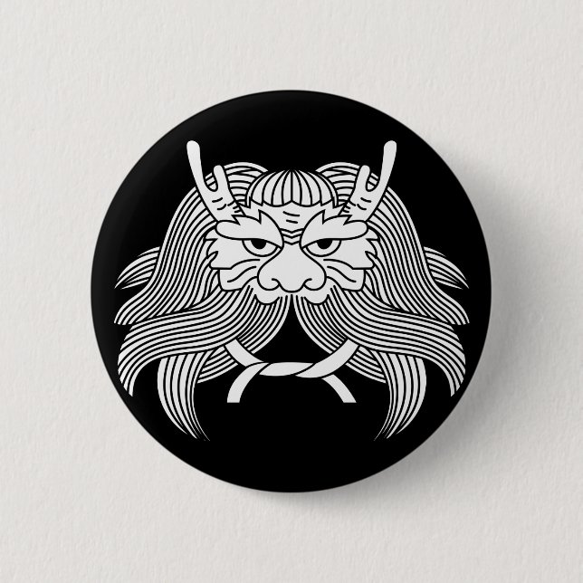 Demon helmet button (Front)