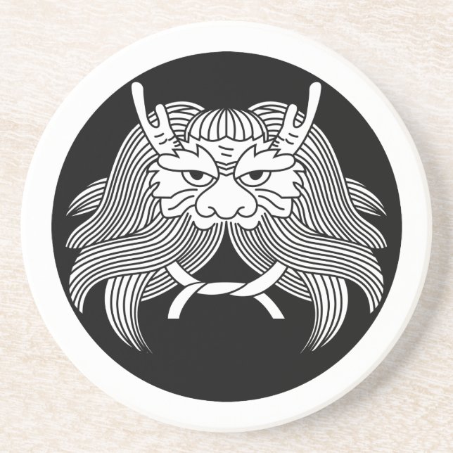 Demon helmet coaster (Front)