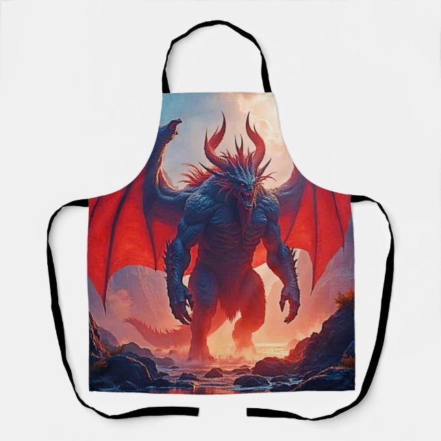 Demon King: Eternal Dragon Shadow Art Apron (Front)