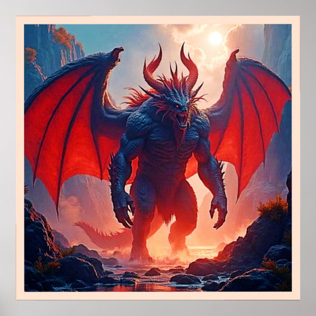 Demon King: Eternal Dragon Shadow Art Poster (Front)