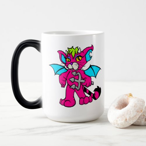 Demon Kitty Morphing Mug