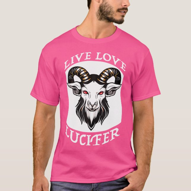 Demon Lucifer Goat T-Shirt (Front)