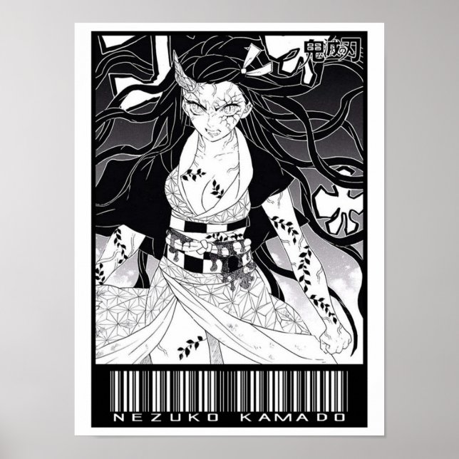 Demon Nezuko Kamado Kimetsu No Yaiba Poster (Front)