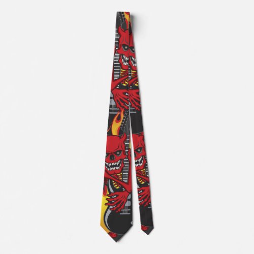 Demon of Rock Neck Tie