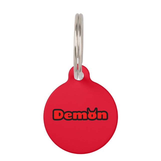 Demon Pet ID Tag (Front)