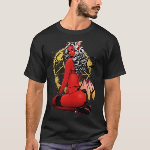 Demon Pinup T_Shirt