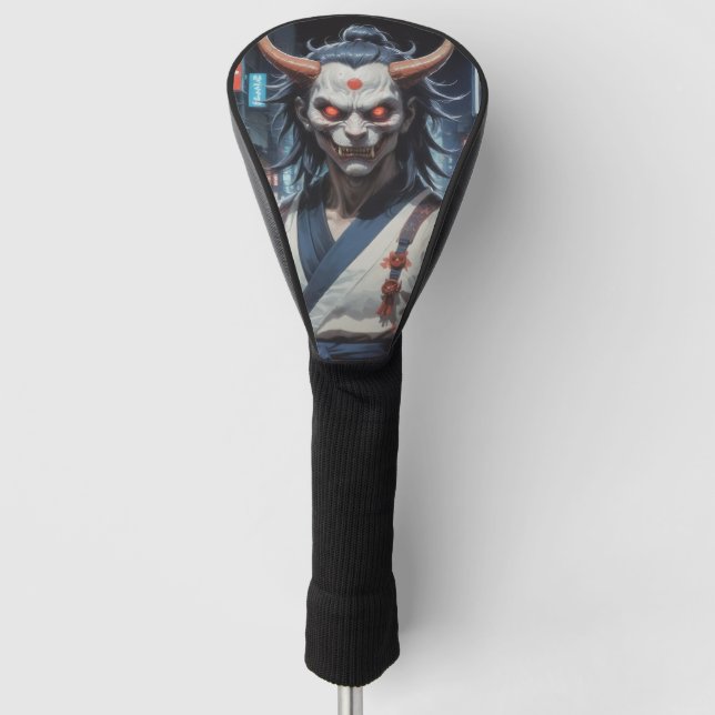 Demon Samurai Golf Head Cover (Front)