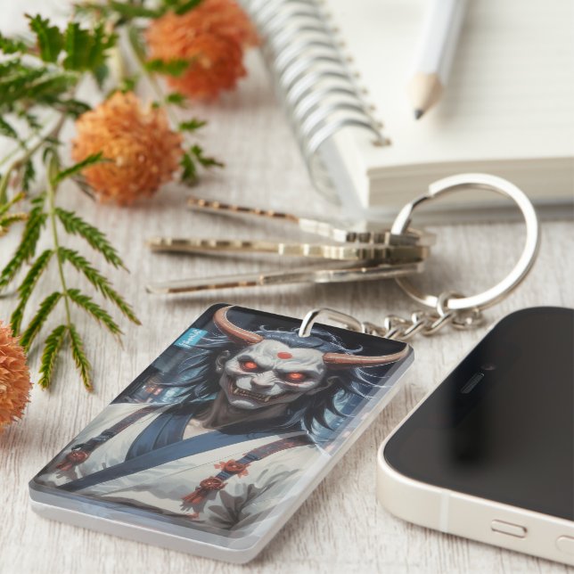 Demon Samurai Keychain (Front Right)