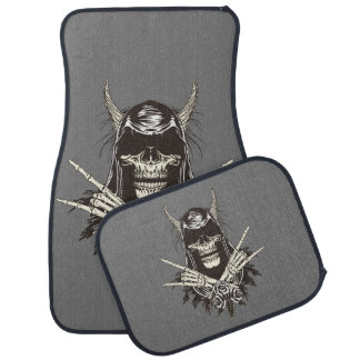 Demon Skull Car Floor Mat