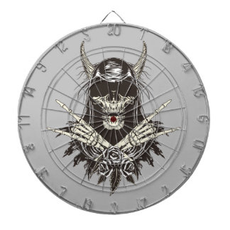 Demon Skull Dart Board
