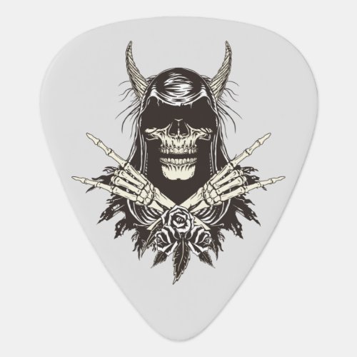 Demon Skull Guitar Pick