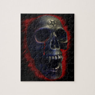 Demon Skull Jigsaw Puzzle