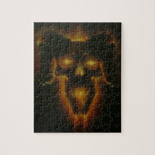 Demon Skull Jigsaw Puzzle (Vertical)